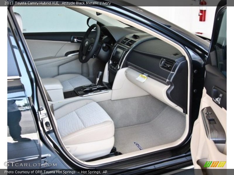 Attitude Black Metallic / Ivory 2013 Toyota Camry Hybrid XLE
