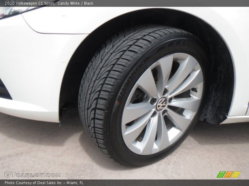 Candy White / Black 2010 Volkswagen CC Sport