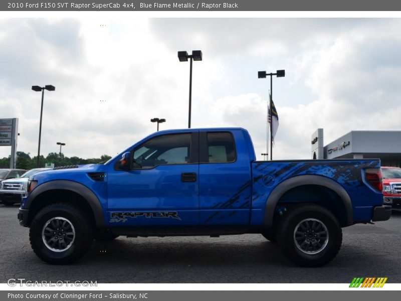 Blue Flame Metallic / Raptor Black 2010 Ford F150 SVT Raptor SuperCab 4x4