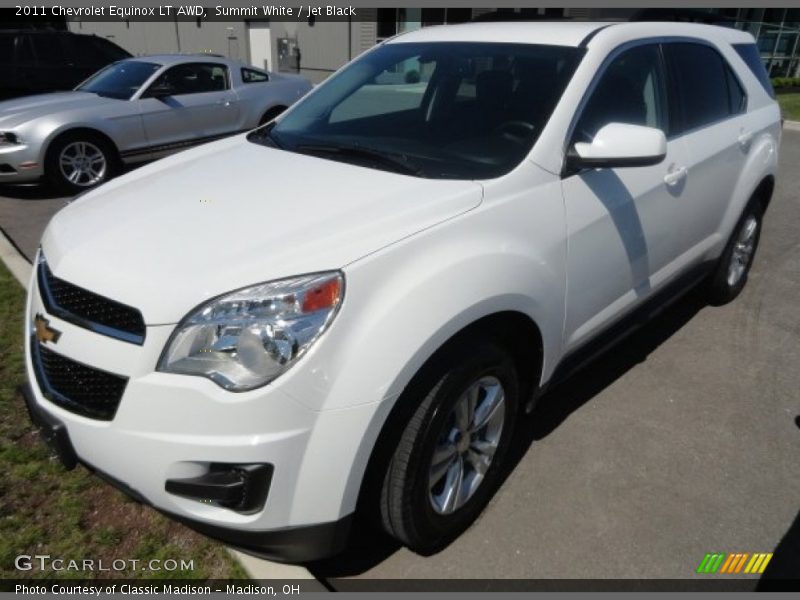 Summit White / Jet Black 2011 Chevrolet Equinox LT AWD