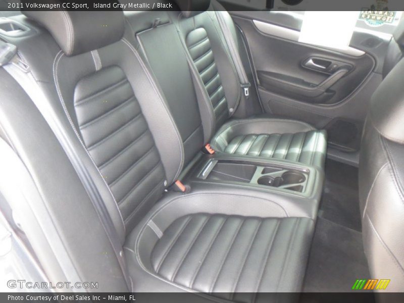 Island Gray Metallic / Black 2011 Volkswagen CC Sport
