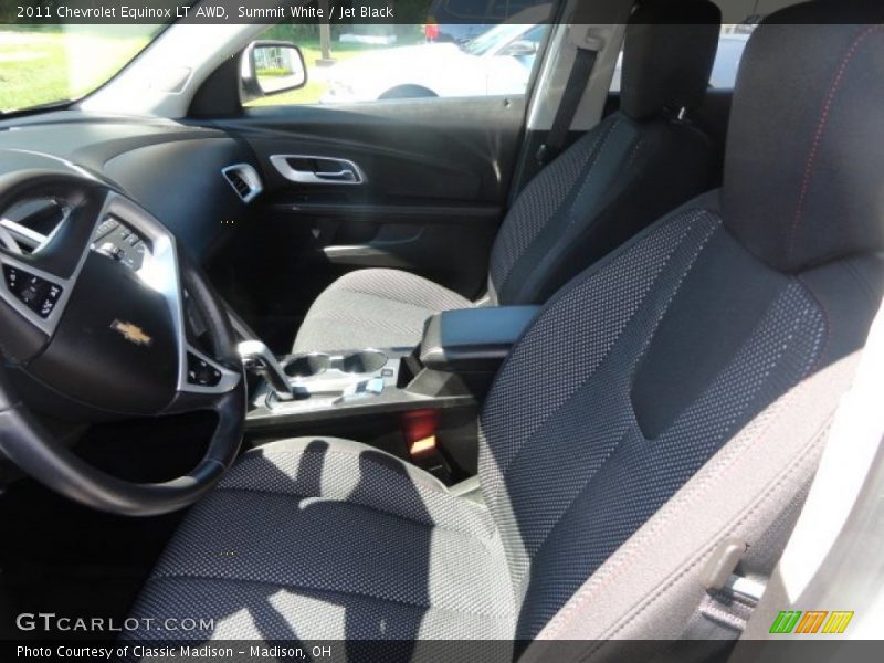 Summit White / Jet Black 2011 Chevrolet Equinox LT AWD