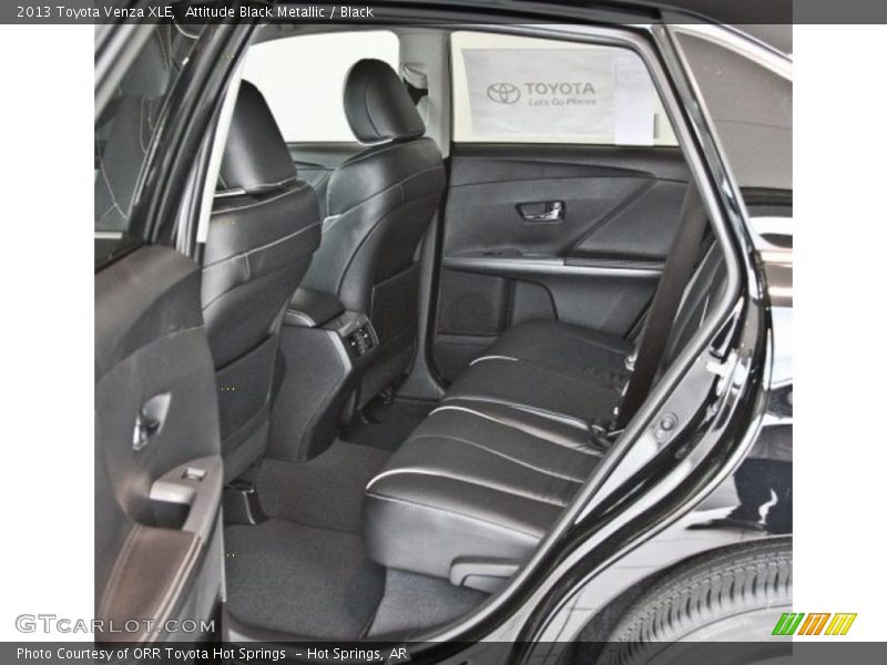 Rear Seat of 2013 Venza XLE