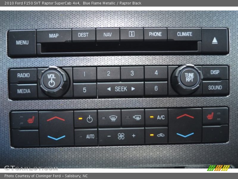 Controls of 2010 F150 SVT Raptor SuperCab 4x4