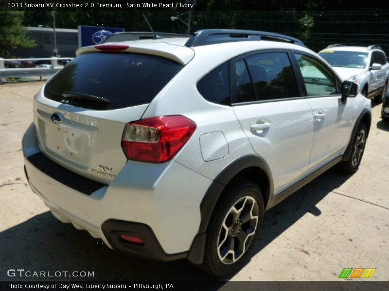 Satin White Pearl / Ivory 2013 Subaru XV Crosstrek 2.0 Premium