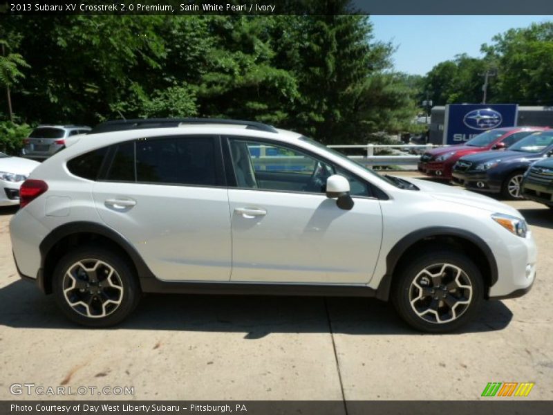 Satin White Pearl / Ivory 2013 Subaru XV Crosstrek 2.0 Premium