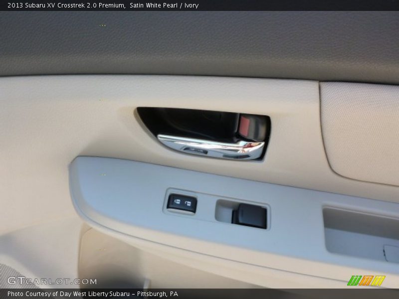 Satin White Pearl / Ivory 2013 Subaru XV Crosstrek 2.0 Premium