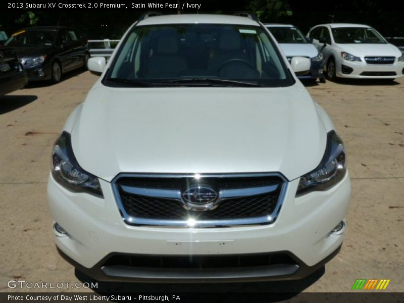 Satin White Pearl / Ivory 2013 Subaru XV Crosstrek 2.0 Premium