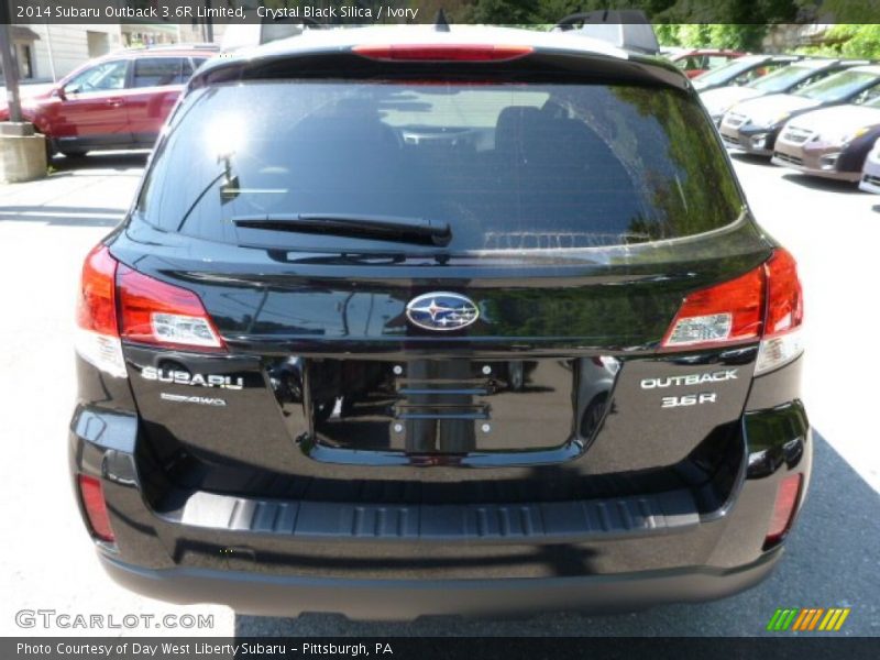 Crystal Black Silica / Ivory 2014 Subaru Outback 3.6R Limited