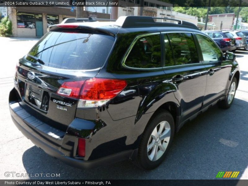 Crystal Black Silica / Ivory 2014 Subaru Outback 3.6R Limited