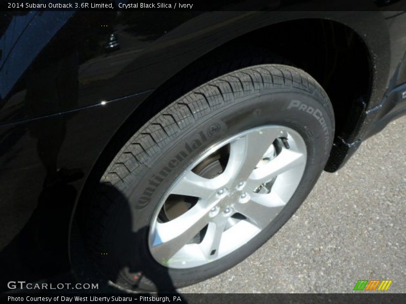 Crystal Black Silica / Ivory 2014 Subaru Outback 3.6R Limited