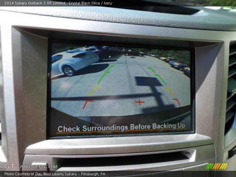 Crystal Black Silica / Ivory 2014 Subaru Outback 3.6R Limited