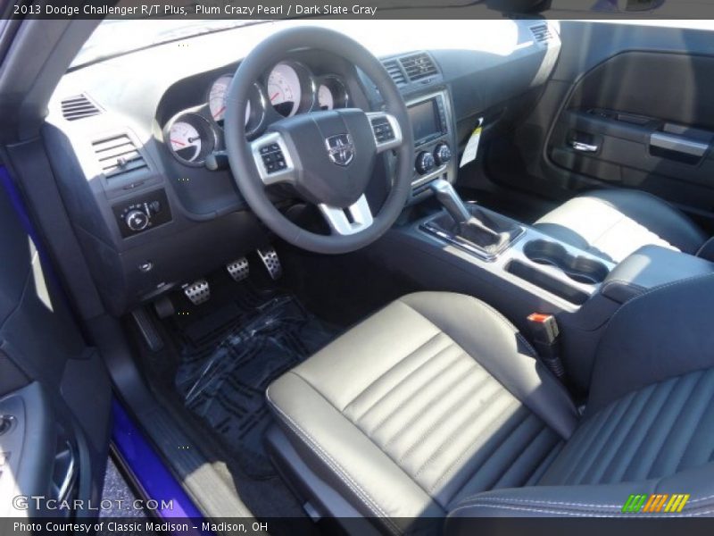 Plum Crazy Pearl / Dark Slate Gray 2013 Dodge Challenger R/T Plus