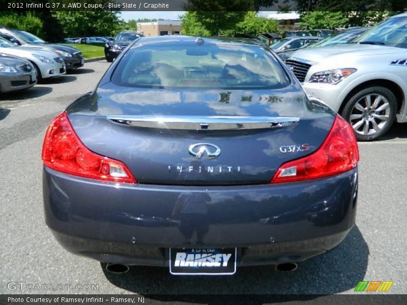 Blue Slate / Graphite 2012 Infiniti G 37 x AWD Coupe