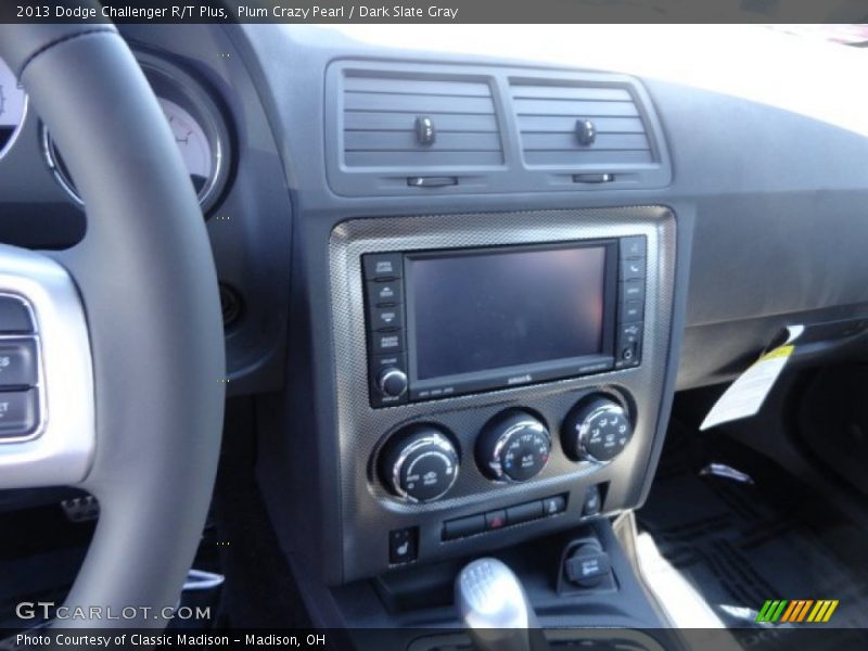 Plum Crazy Pearl / Dark Slate Gray 2013 Dodge Challenger R/T Plus