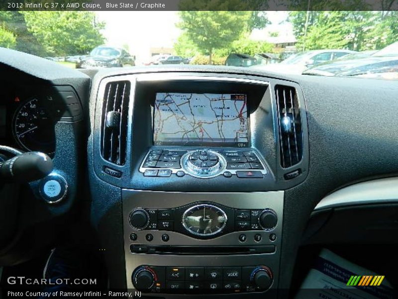 Navigation of 2012 G 37 x AWD Coupe