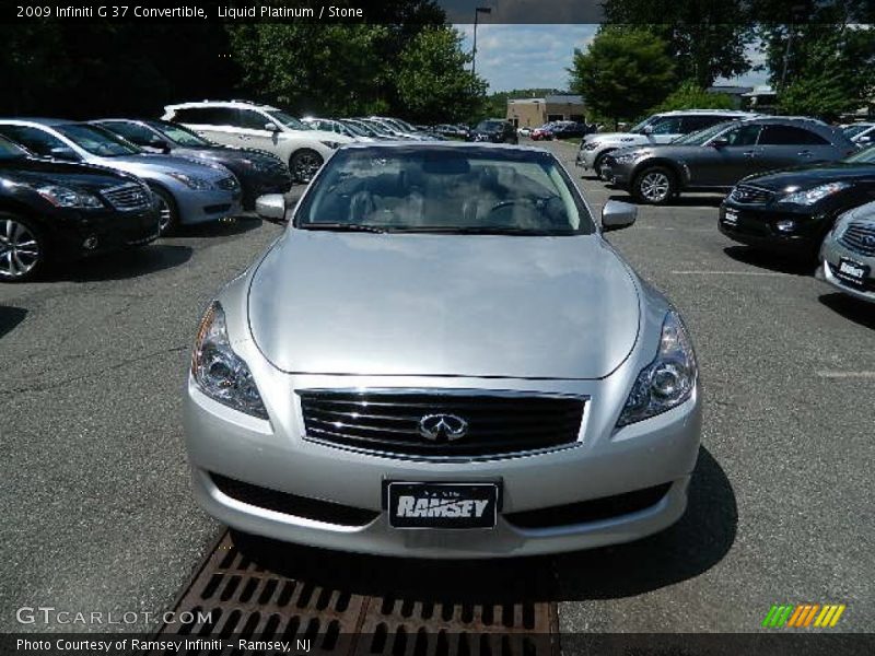 Liquid Platinum / Stone 2009 Infiniti G 37 Convertible