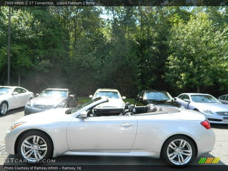 Liquid Platinum / Stone 2009 Infiniti G 37 Convertible