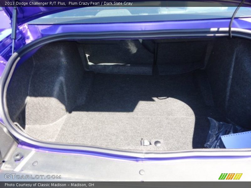 Plum Crazy Pearl / Dark Slate Gray 2013 Dodge Challenger R/T Plus