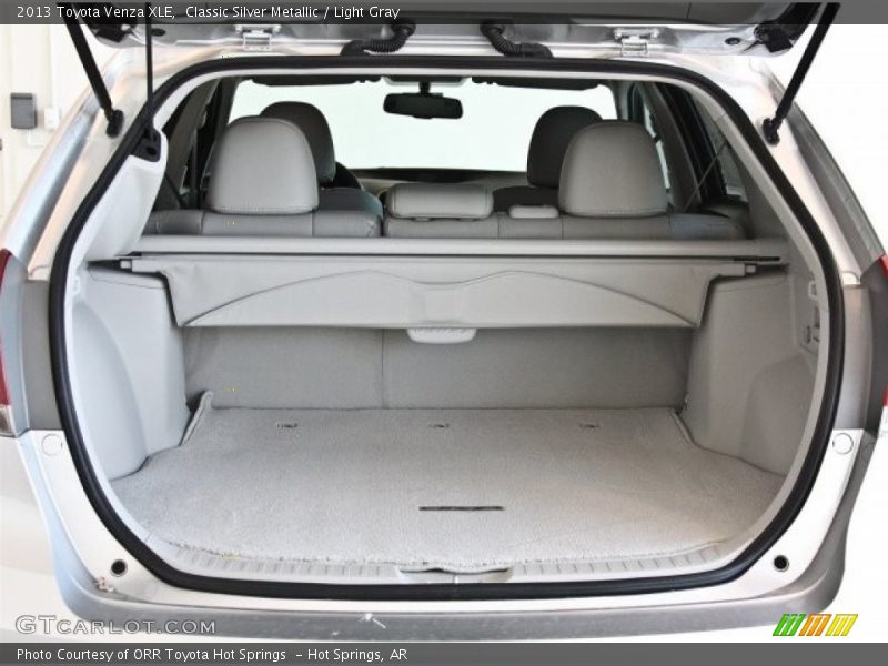  2013 Venza XLE Trunk