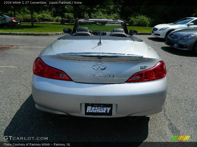 Liquid Platinum / Stone 2009 Infiniti G 37 Convertible
