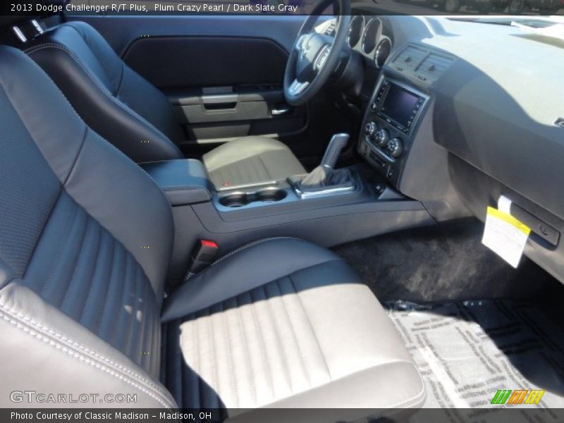 Plum Crazy Pearl / Dark Slate Gray 2013 Dodge Challenger R/T Plus