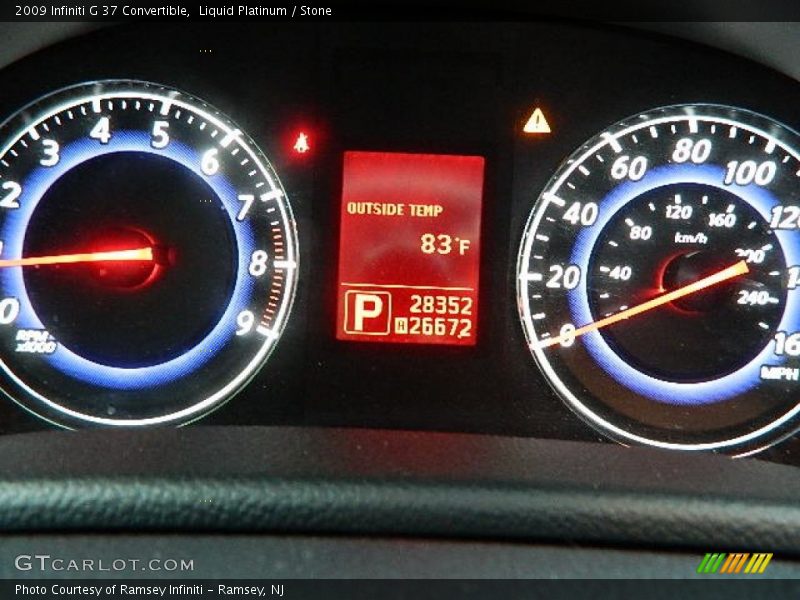 Liquid Platinum / Stone 2009 Infiniti G 37 Convertible