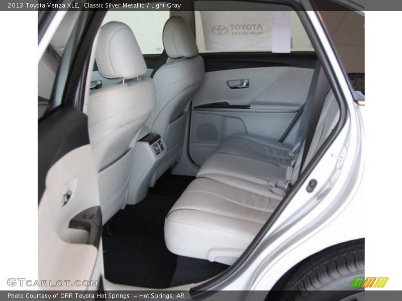 Rear Seat of 2013 Venza XLE
