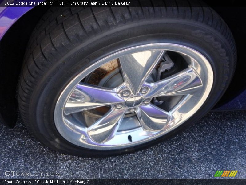 Plum Crazy Pearl / Dark Slate Gray 2013 Dodge Challenger R/T Plus