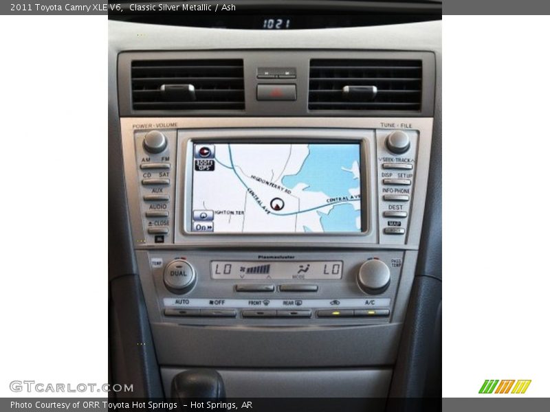 Navigation of 2011 Camry XLE V6