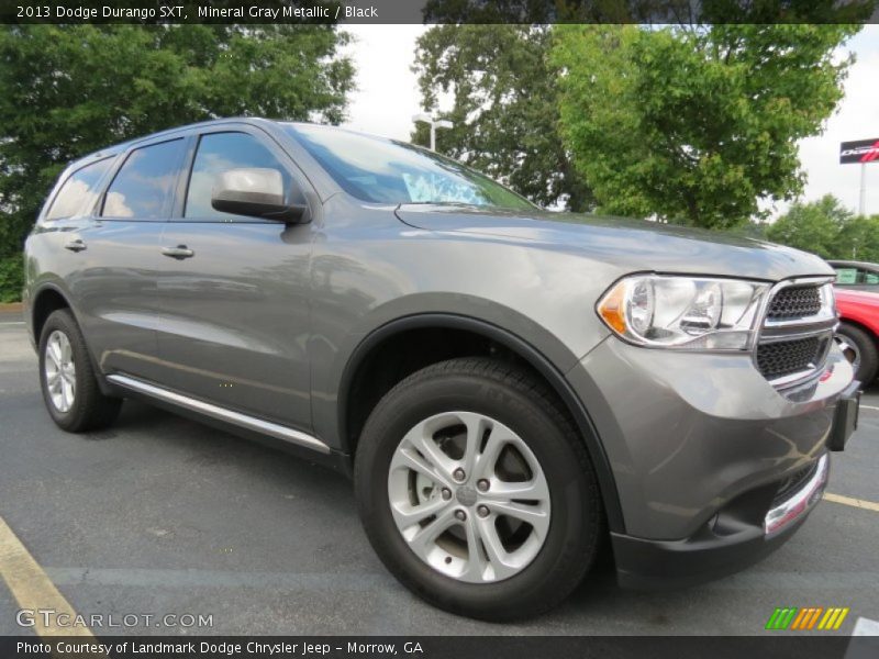 Mineral Gray Metallic / Black 2013 Dodge Durango SXT
