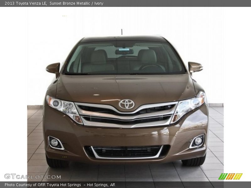 Sunset Bronze Metallic / Ivory 2013 Toyota Venza LE