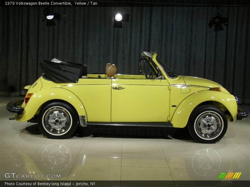 Yellow / Tan 1979 Volkswagen Beetle Convertible