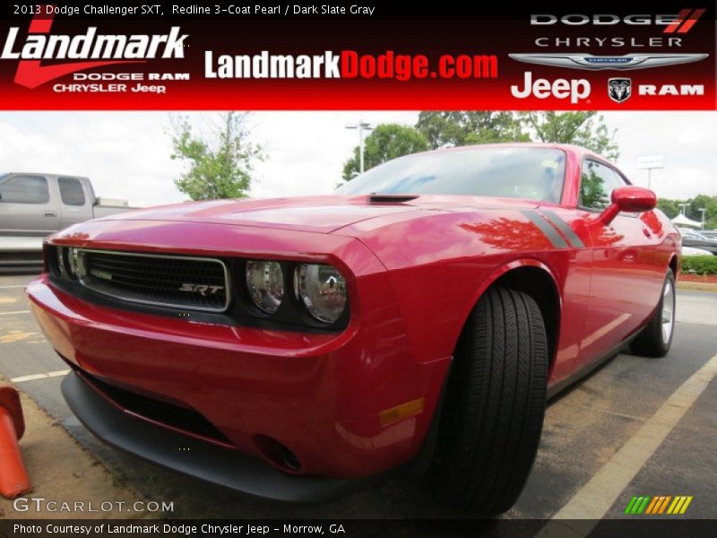 Redline 3-Coat Pearl / Dark Slate Gray 2013 Dodge Challenger SXT