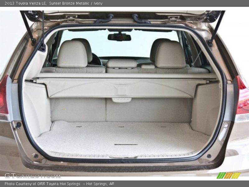  2013 Venza LE Trunk