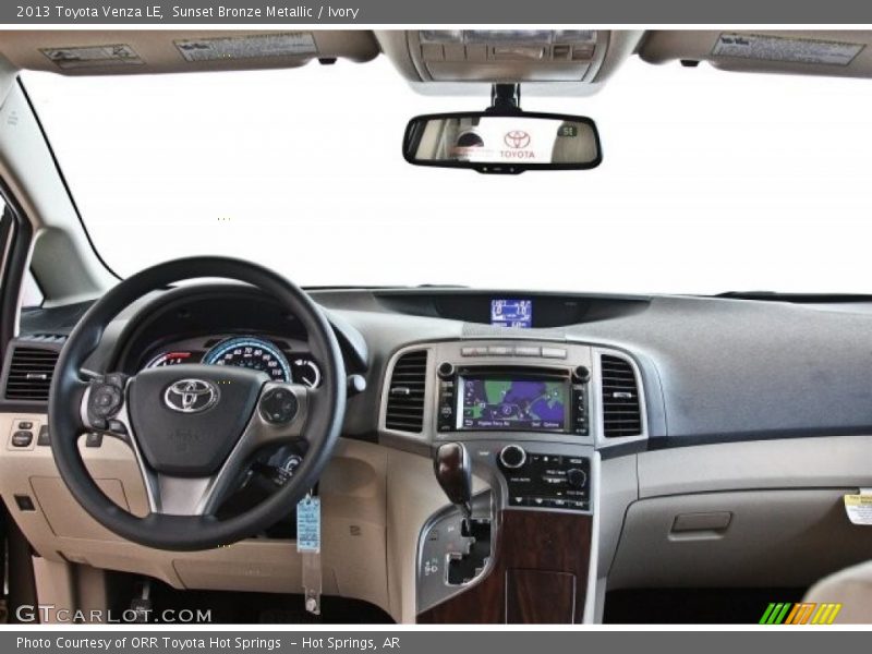 Dashboard of 2013 Venza LE