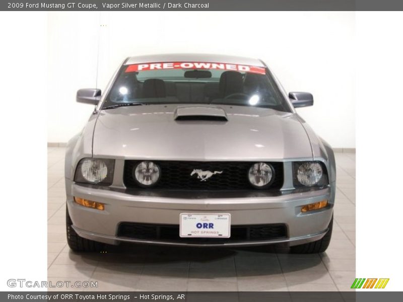 Vapor Silver Metallic / Dark Charcoal 2009 Ford Mustang GT Coupe