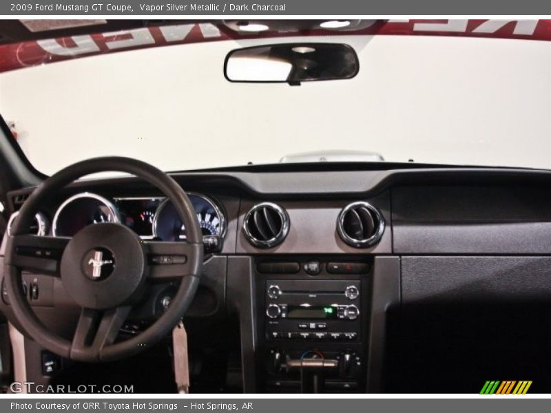 Vapor Silver Metallic / Dark Charcoal 2009 Ford Mustang GT Coupe