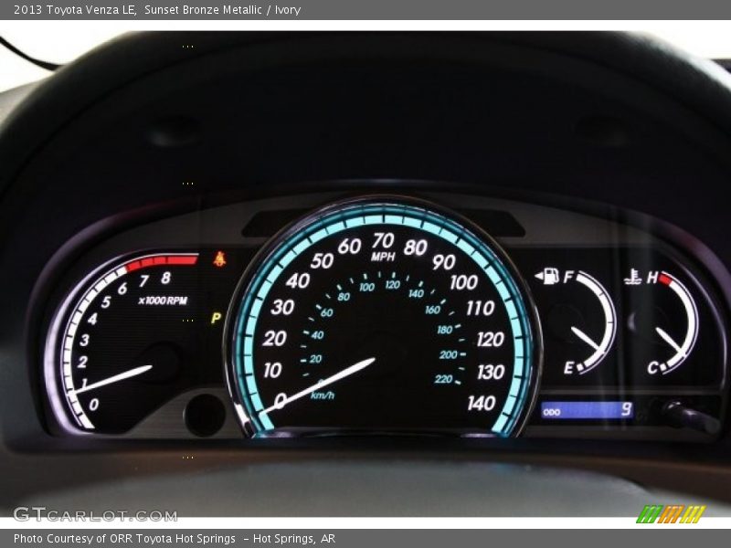  2013 Venza LE LE Gauges