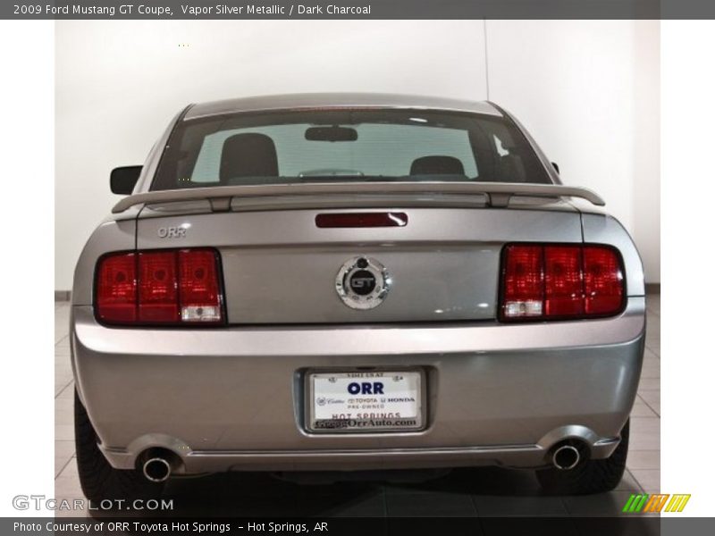 Vapor Silver Metallic / Dark Charcoal 2009 Ford Mustang GT Coupe