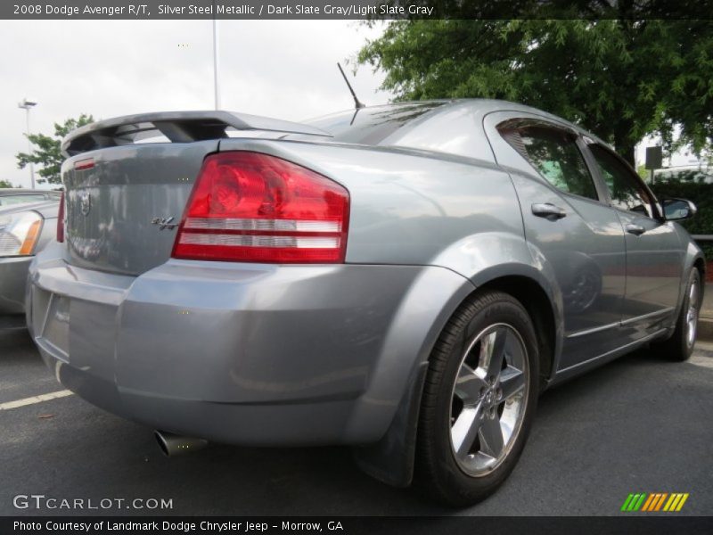 Silver Steel Metallic / Dark Slate Gray/Light Slate Gray 2008 Dodge Avenger R/T