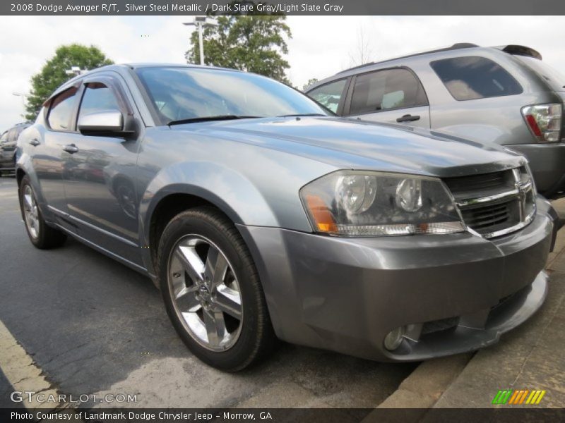 Silver Steel Metallic / Dark Slate Gray/Light Slate Gray 2008 Dodge Avenger R/T