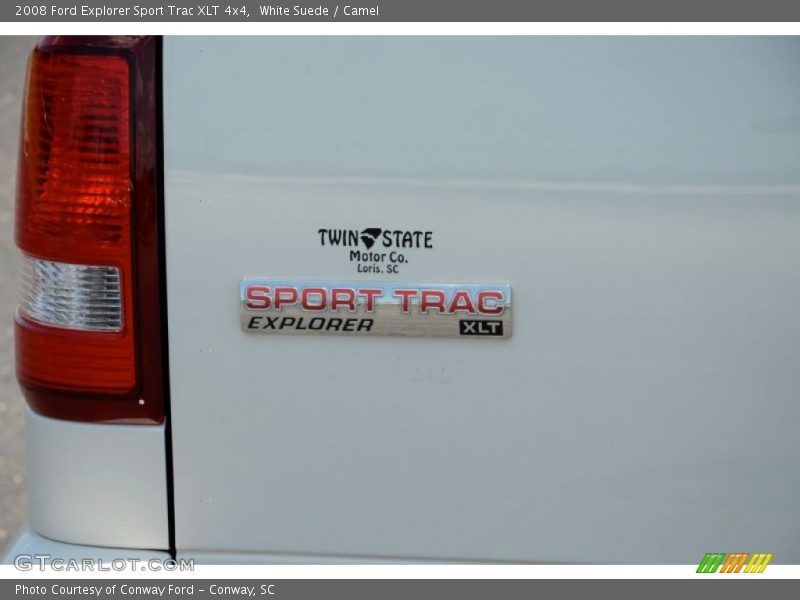 White Suede / Camel 2008 Ford Explorer Sport Trac XLT 4x4