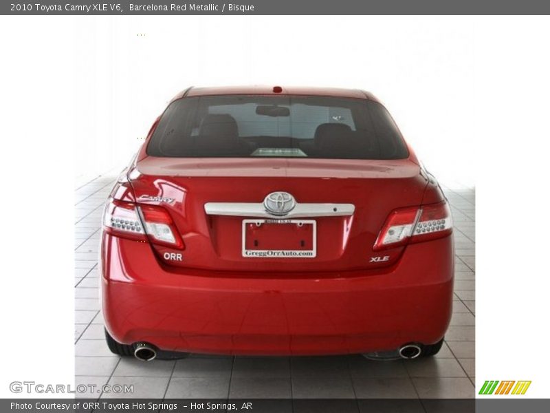 Barcelona Red Metallic / Bisque 2010 Toyota Camry XLE V6