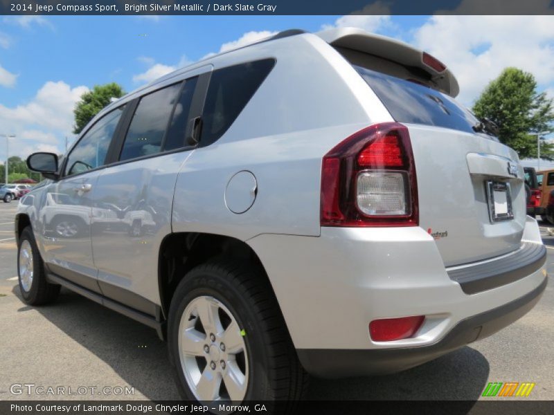 Bright Silver Metallic / Dark Slate Gray 2014 Jeep Compass Sport