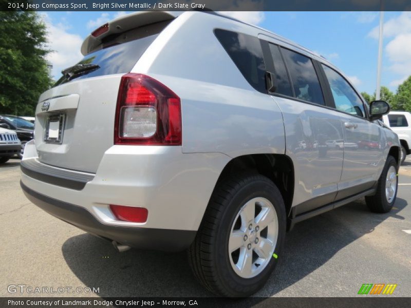 Bright Silver Metallic / Dark Slate Gray 2014 Jeep Compass Sport
