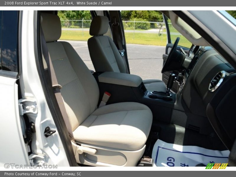 White Suede / Camel 2008 Ford Explorer Sport Trac XLT 4x4