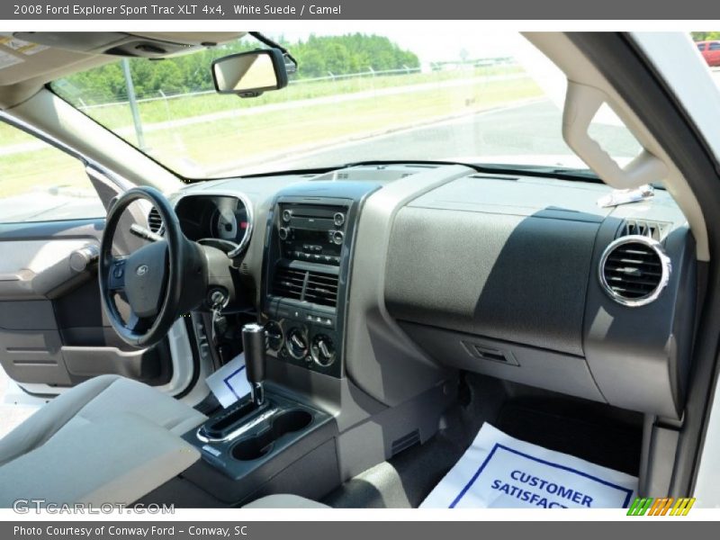 White Suede / Camel 2008 Ford Explorer Sport Trac XLT 4x4