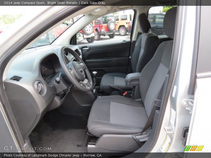 Bright Silver Metallic / Dark Slate Gray 2014 Jeep Compass Sport