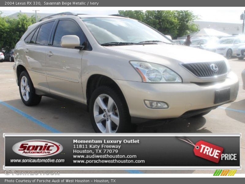 Savannah Beige Metallic / Ivory 2004 Lexus RX 330